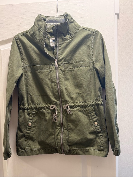 Old Navy Jackets & Blazers - Old Navy Olive Green Drawstring Utility Jacket